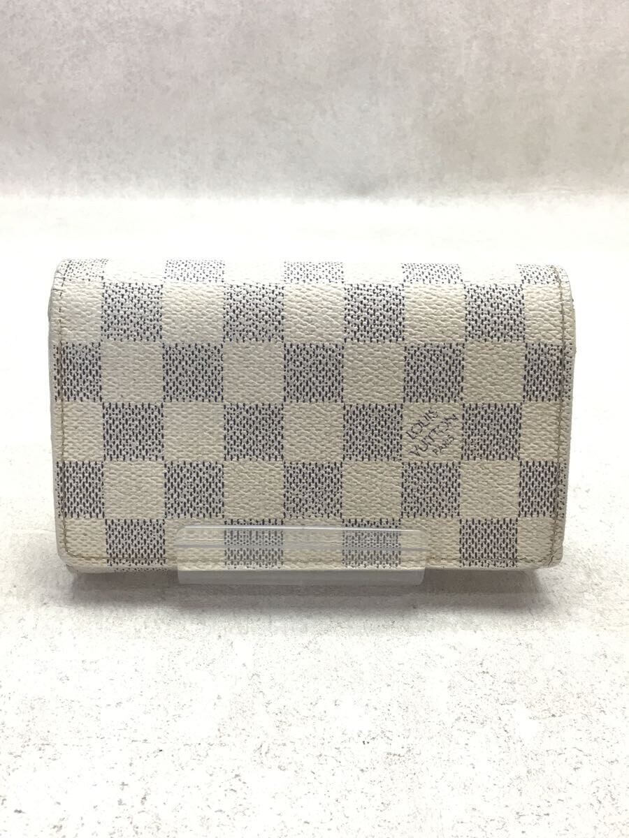 LOUIS VUITTON◇2つ折り財布/PVC/WHT/レディース-