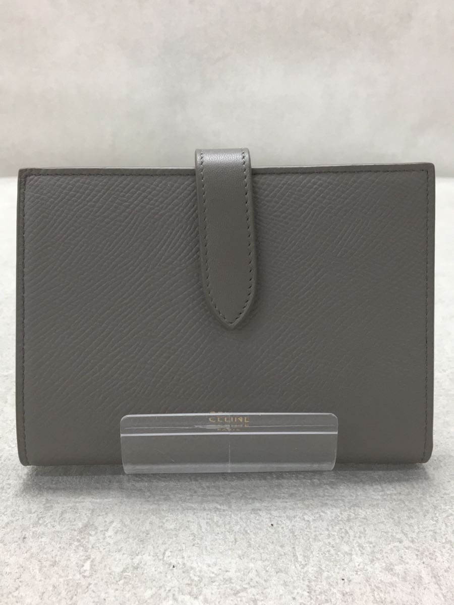 新しい季節 CELINE◇ミディアムストラップウォレット/2つ折り財布