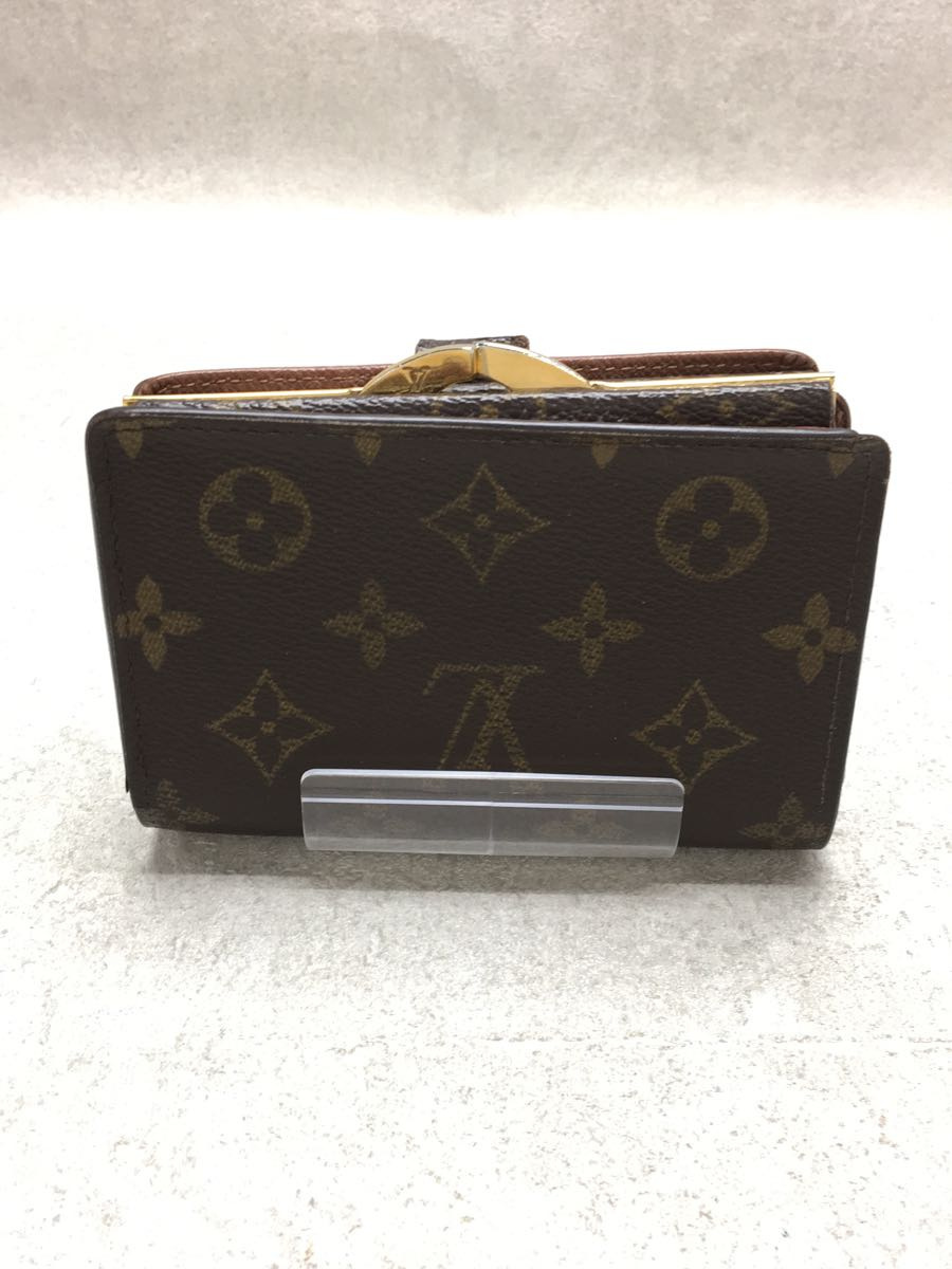 LOUIS VUITTON◆ポルト・モネ・ビエヴィエノワ_モノグラム_BRW/PVC/BRW/M61663_画像2