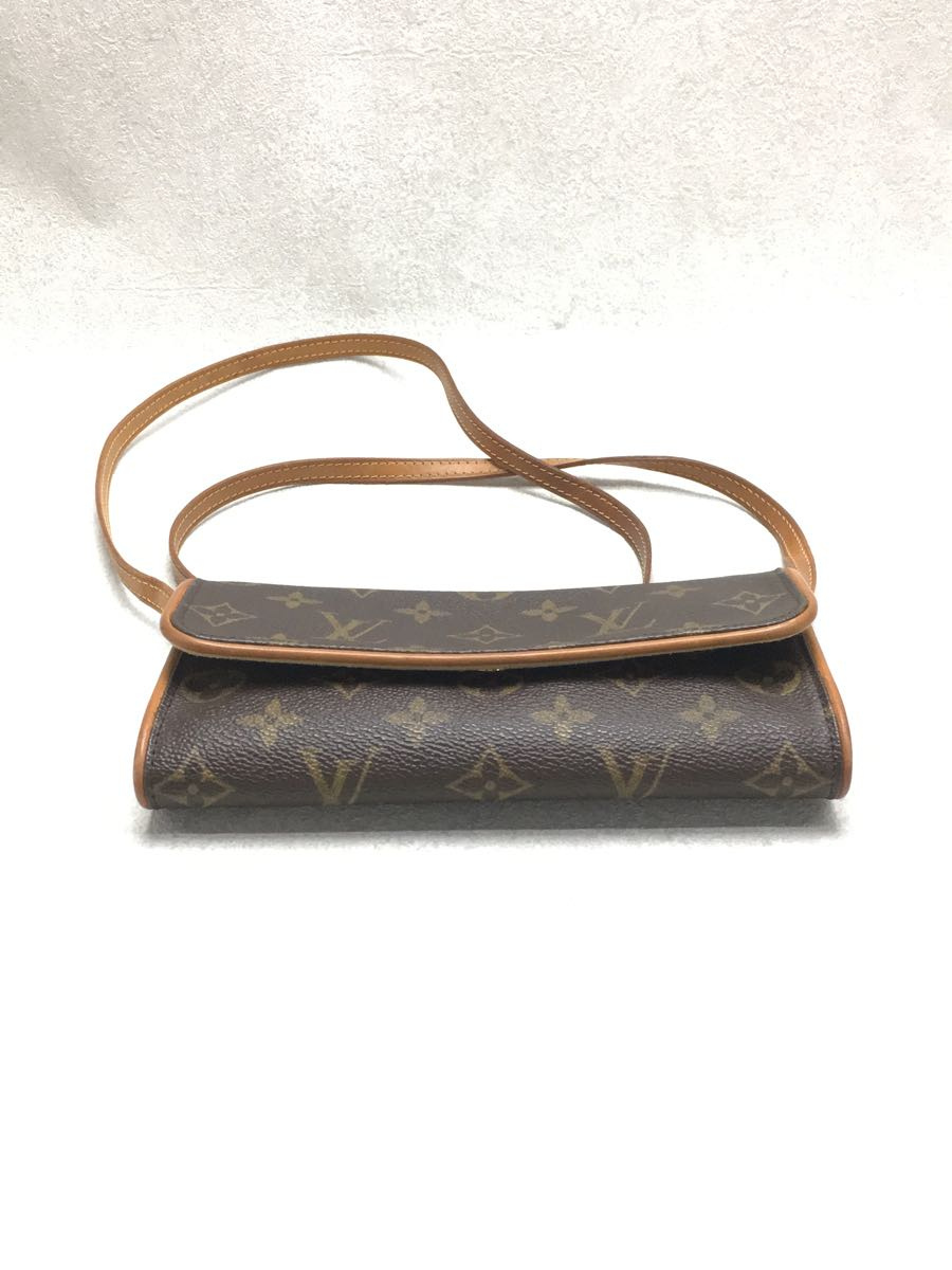 LOUIS VUITTON◆ポシェット・ツインGM_モノグラム_BRW/PVC/BRW_画像5