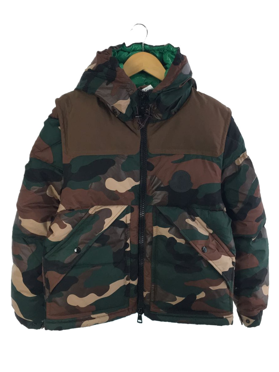 MONCLER◇ダウンジャケット/2/コットン/マルチカラー/カモフラ