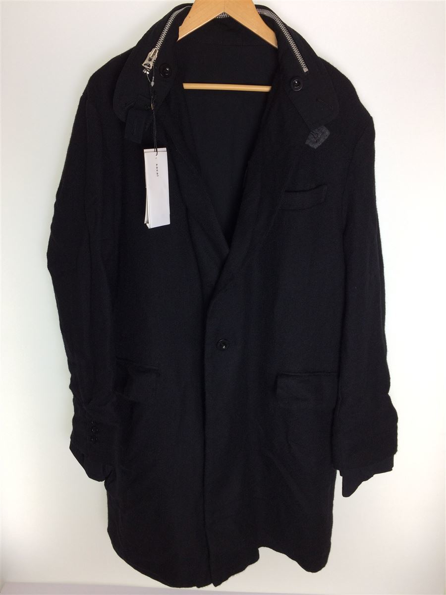 定番の冬ギフト sacai◇20AW/SOLID SHRIVEL COAT/コート/3/ウール/BLK