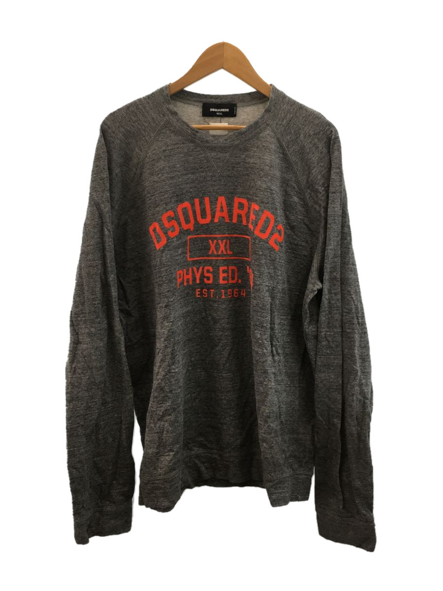 最高級のスーパー DSQUARED2◇スウェット/-/コットン/GRY/ディー