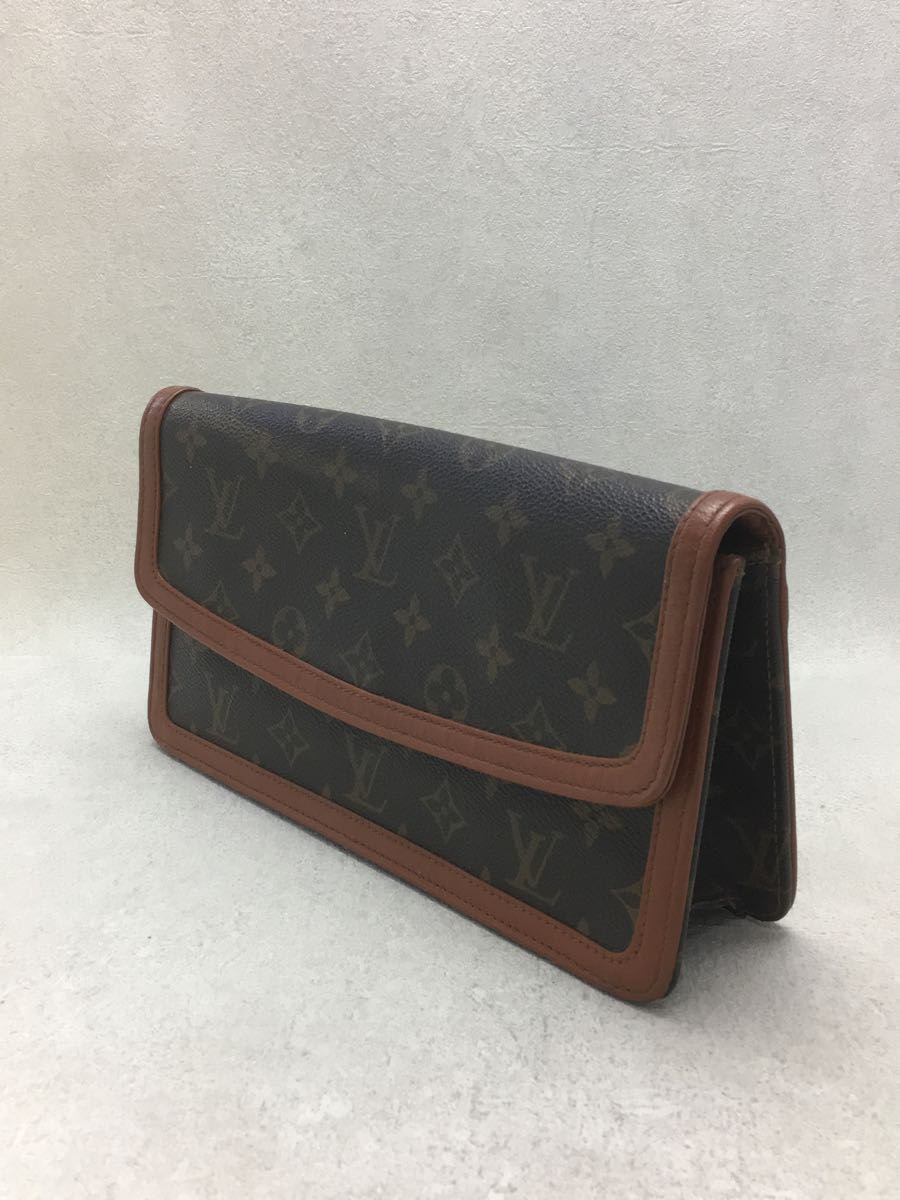 LOUIS VUITTON◆ポシェットダム_モノグラムキャンバス/M51810/セカンドバッグ/ブラウン_画像2