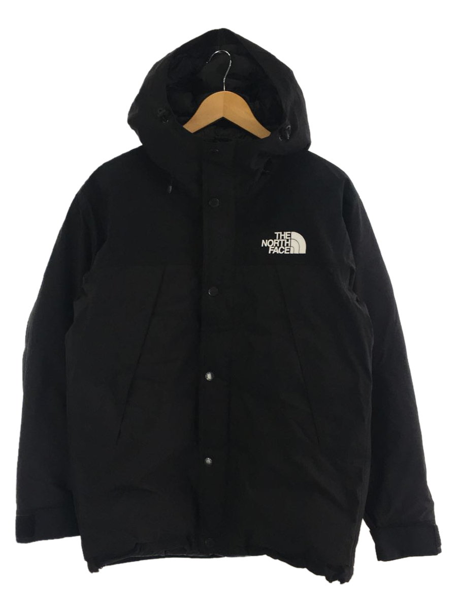 THE NORTH FACE◆MOUNTAIN DOWN JACKET_マウンテンダウンジャケット/M/ナイロン/BLK_画像1