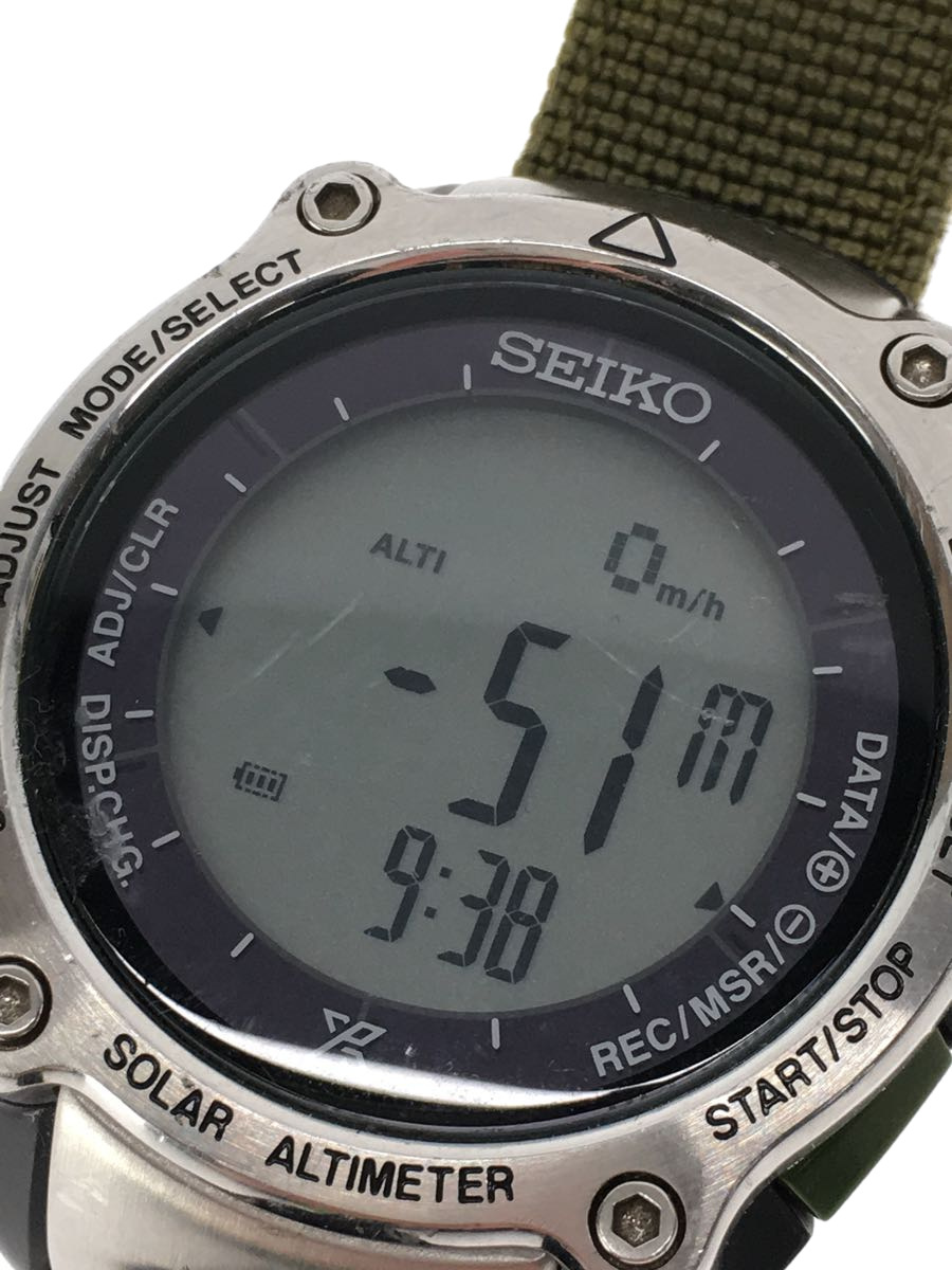 SEIKO◆ソーラー腕時計/デジタル/S822-00B0//PROSPEX プロスペックス_画像7