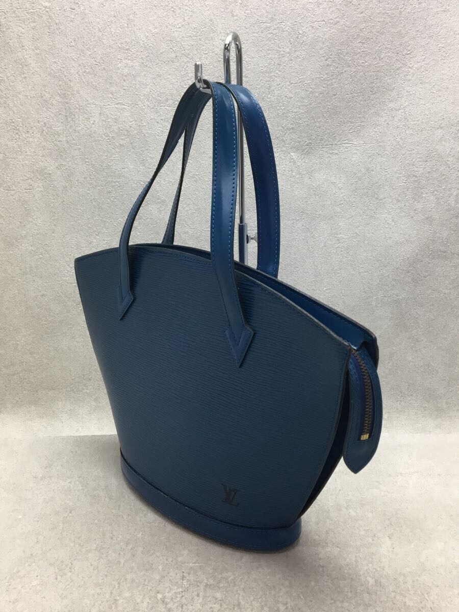 LOUIS VUITTON◆サンジャック(OLD)_エピ_BLU/レザー/ブルー/M52275_画像2