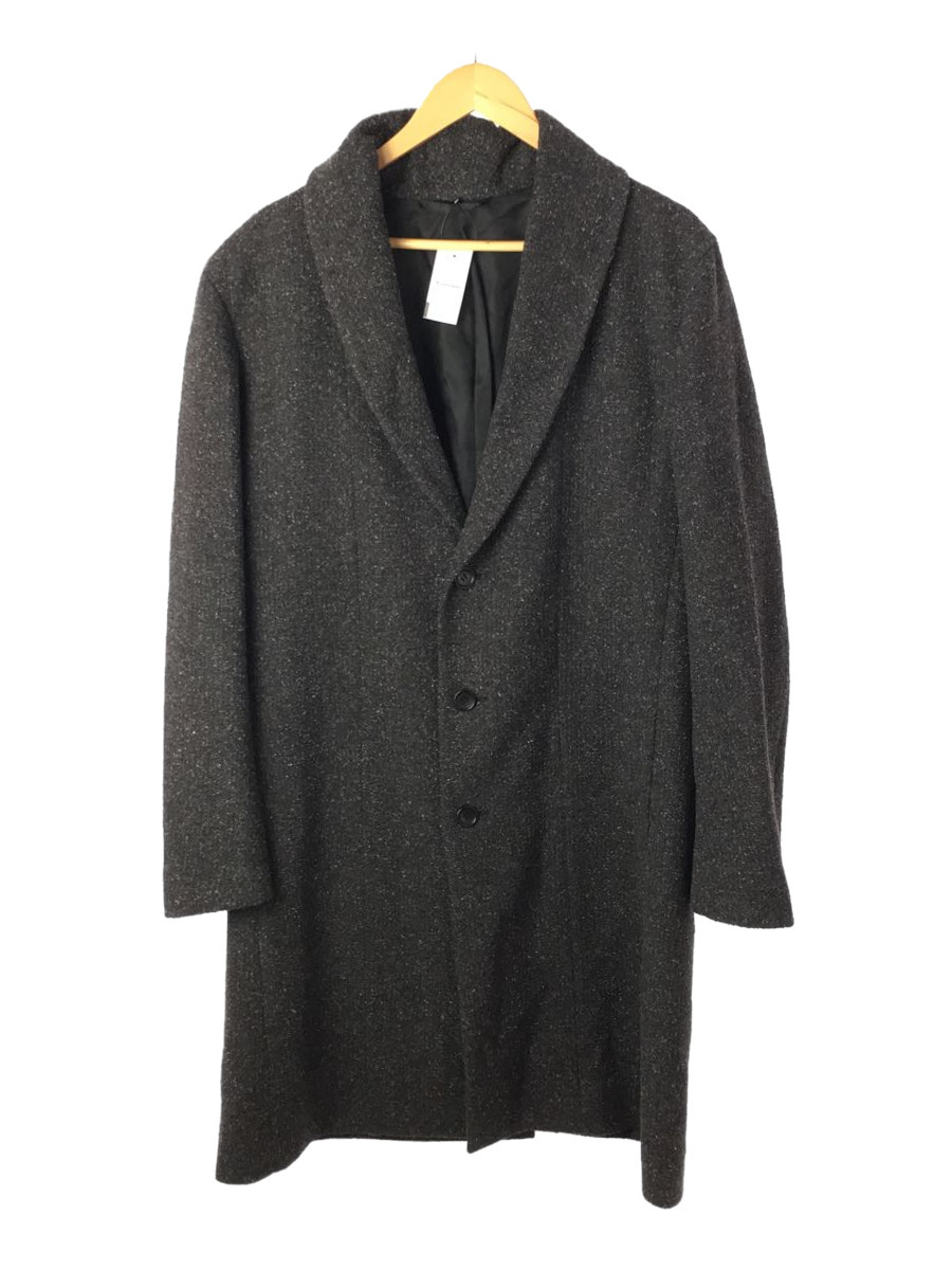 ISSEY MIYAKE MEN◇チェスターコート/3/シルク/BLK | normanhubbard.com