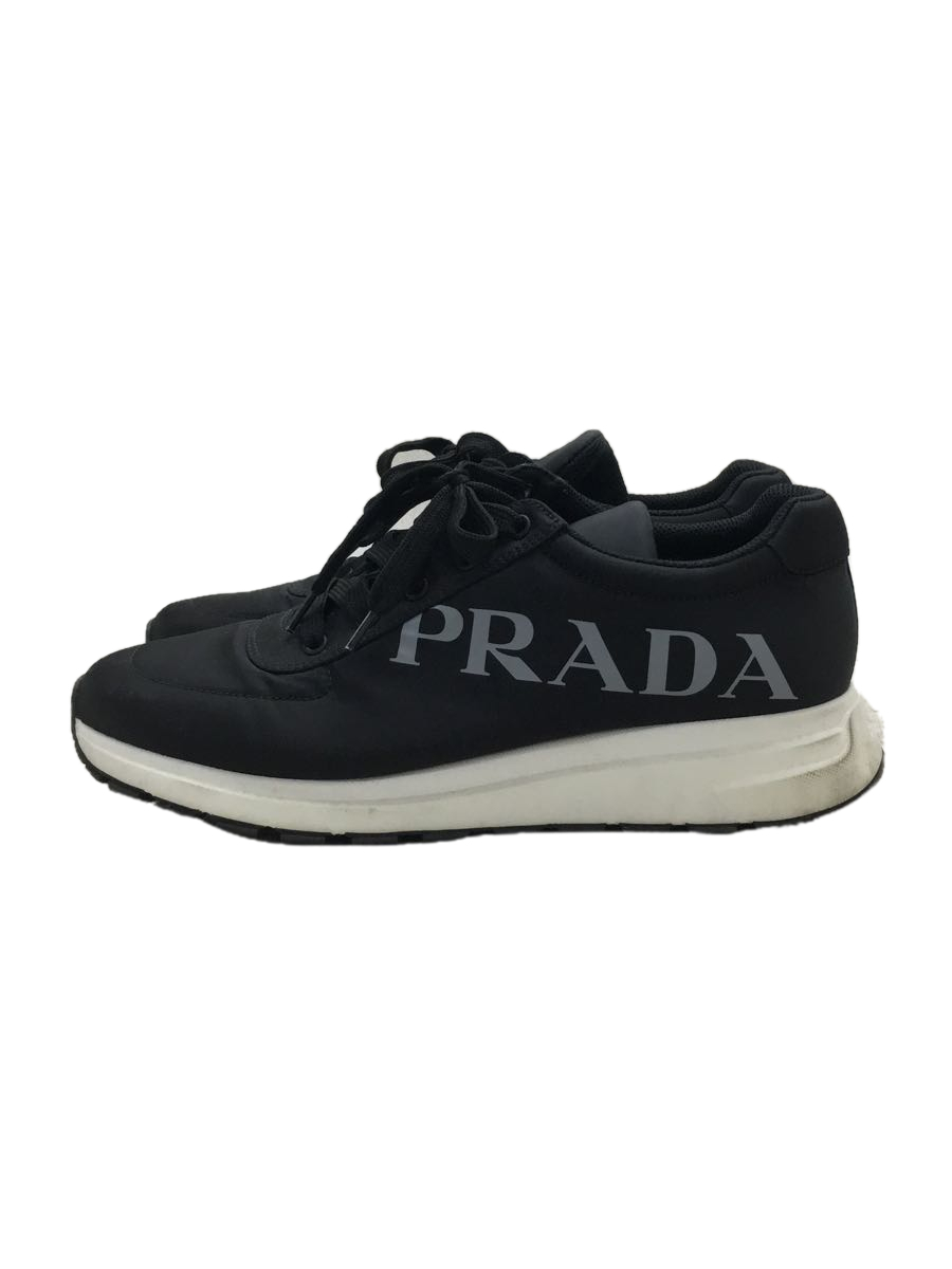 PRADA◇ナイロン/ロゴ/4E3483/ローカットスニーカー/US8.5/BLK