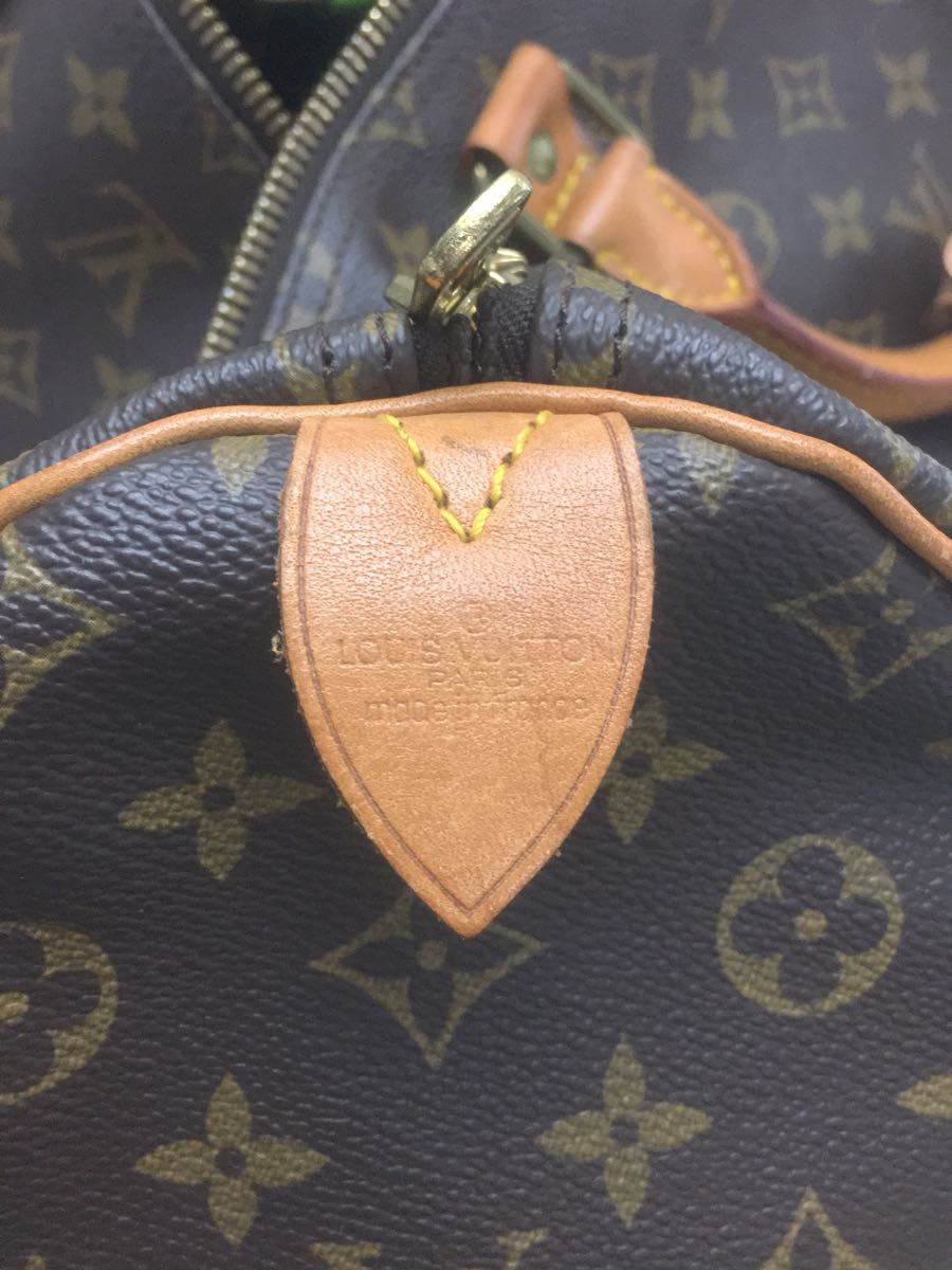 LOUIS VUITTON◆キーポル60_モノグラム_BRW/PVC/BRW_画像3