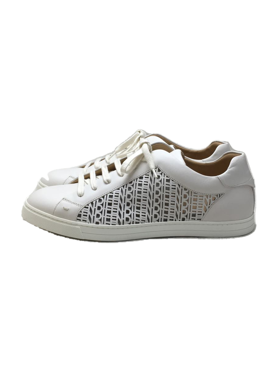 T-ポイント5倍】 FENDI◇ローカットスニーカー/29.5cm/WHT/レザー/白