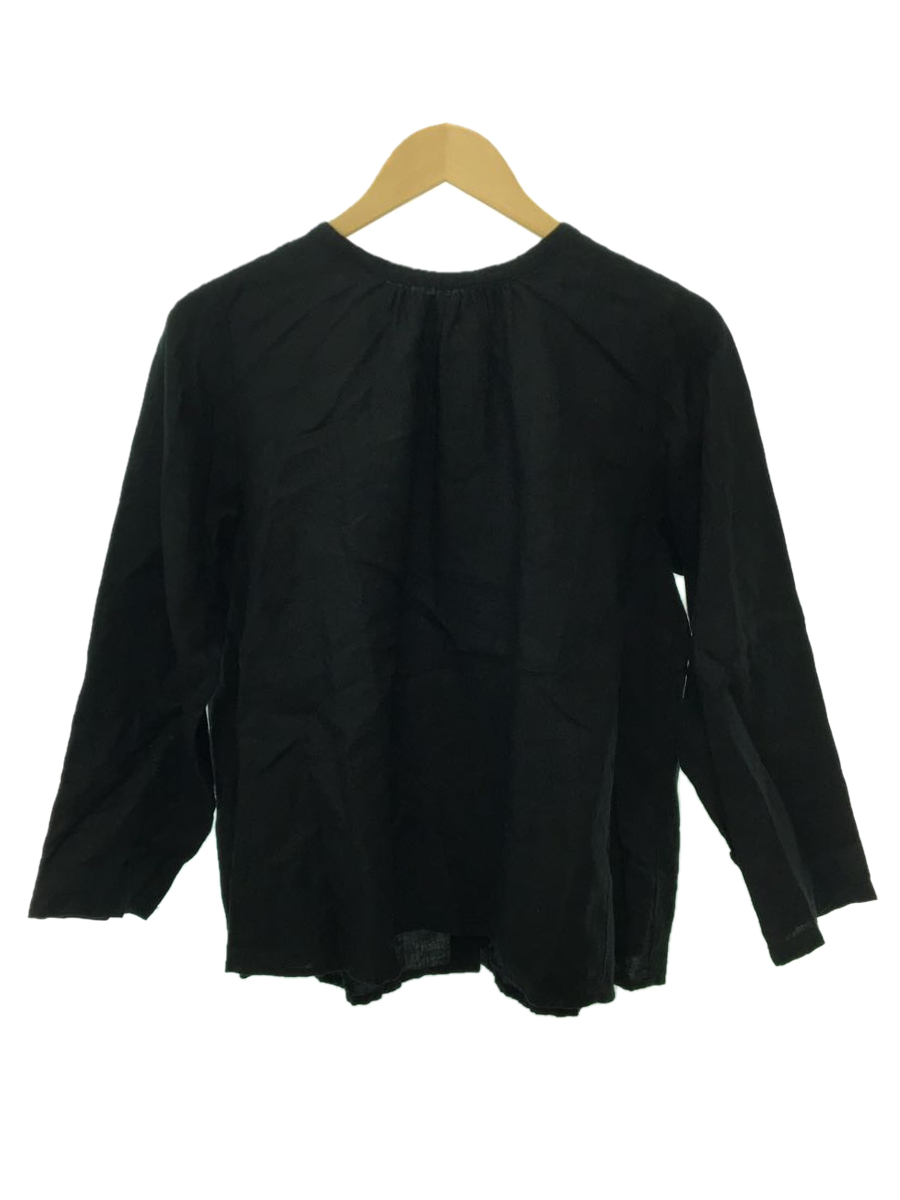 nest Robe◆７分袖ブラウス/FREE/ヘンプ/BLK