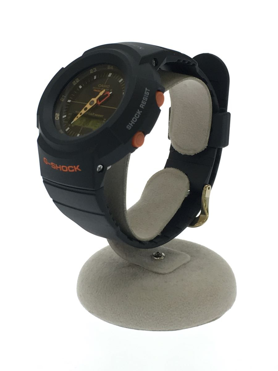低価格 CASIO◇ソーラー腕時計/デジアナ/ラバー/BLK/BLKAWG-M520UA