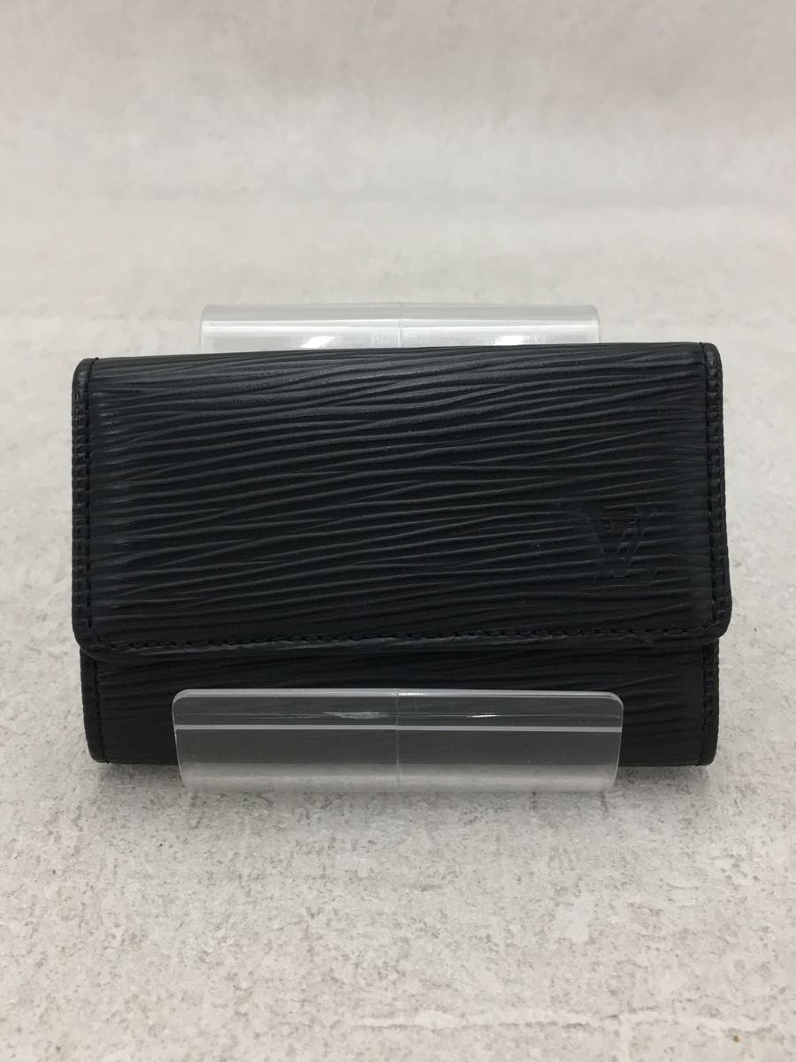 最新デザインの LOUIS VUITTON◆ミュルティクレ6_エピ_BLK/レザー/BLK キーケース 最新デザインの LOUIS VUITTON◆ミュルティクレ6_エピ_BLK/レザー/BLK キーケース