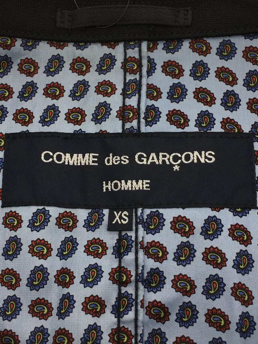 COMME des GARCONS HOMME◆テーラードジャケット/XS/ポリエステル/NVY/HM-J027/AD2013_画像3