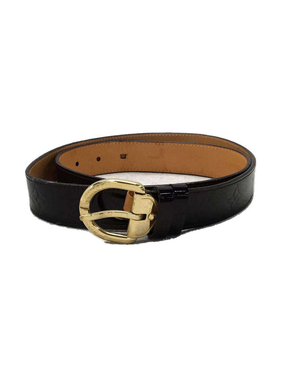 LOUIS VUITTON◇サンチュール・ヴェルニ(30MM)_モノグラムヴェルニ_
