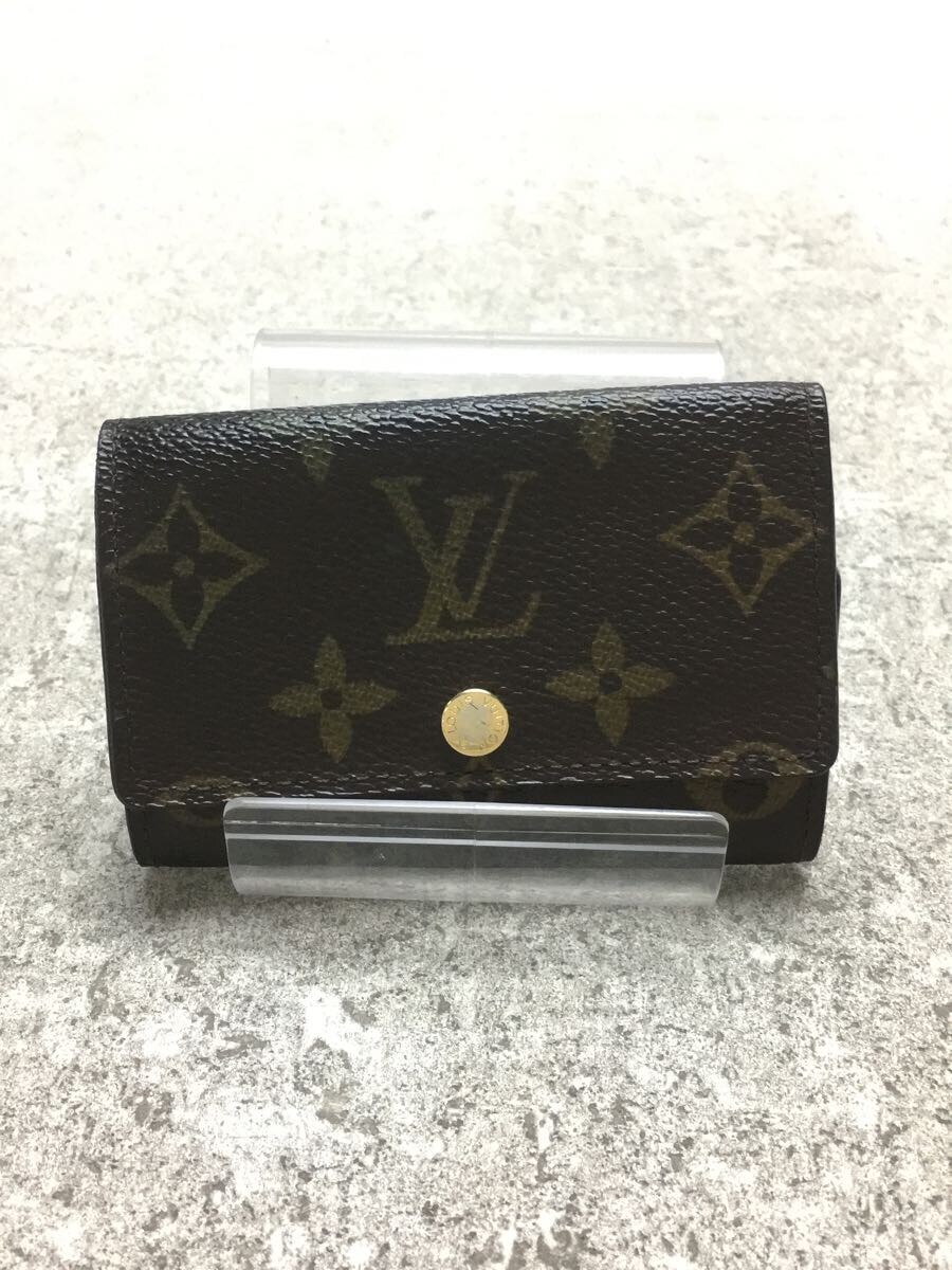 LOUIS VUITTON◆ミュルティクレ6_モノグラム_BRW/PVC/BRW/メンズ/M62630