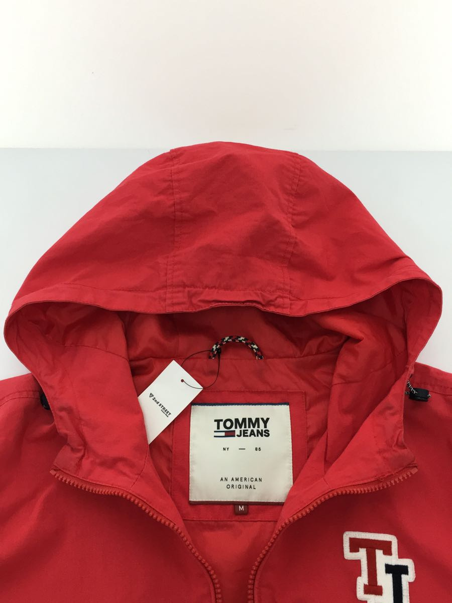 TOMMY JEANS◆ナイロンジャケット/M/コットン/RED/DM0DM04550-698_画像9