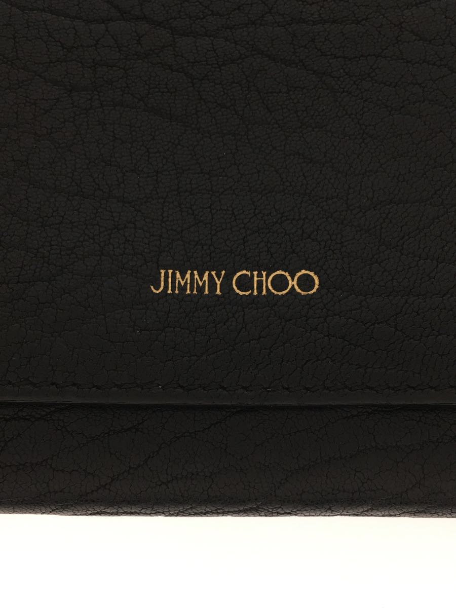 ヤフオク! - JIMMY CHOO◇フロントフラップ/ロゴ刻印/長財布/...