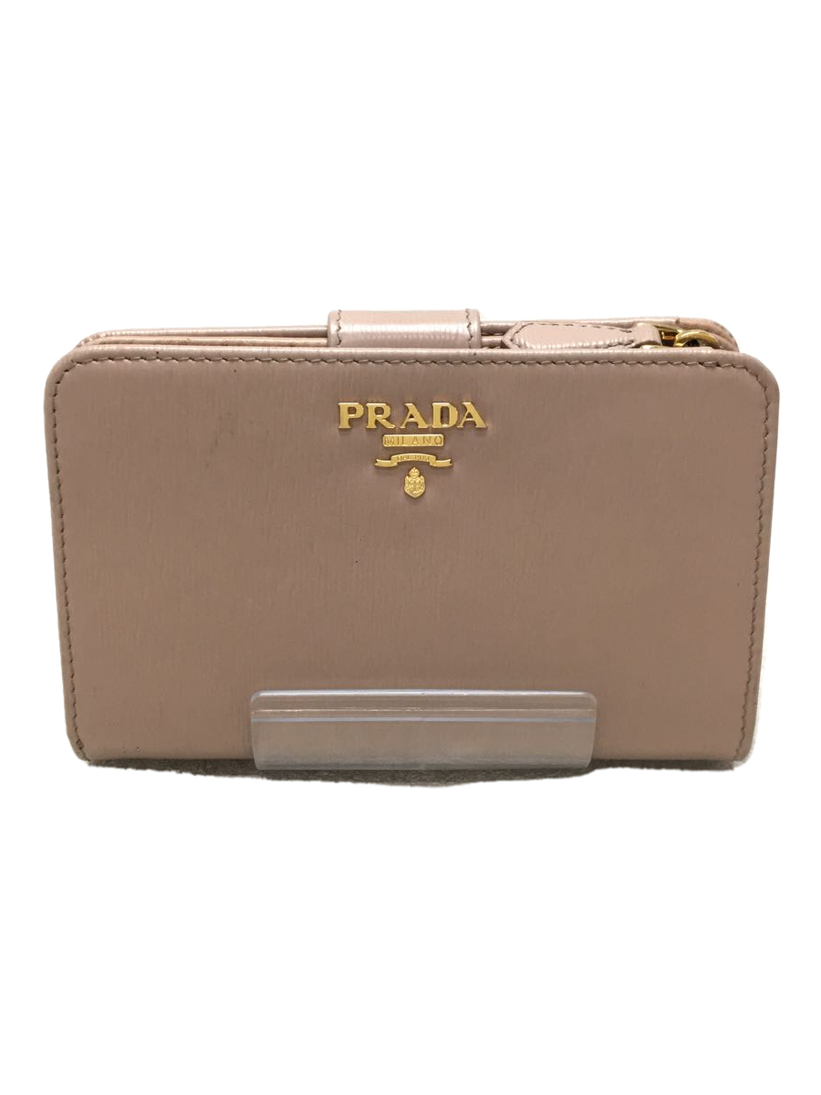 超安い PRADA◇2つ折り財布/PVC/CRM 二つ折り財布（小銭入れあり