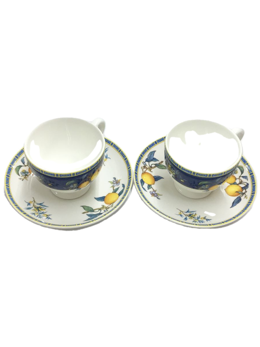 WEDGWOOD◆カップ&ソーサー/4点セット/BLU/シトロン/CITRONS/ボーンチャイナ_画像1