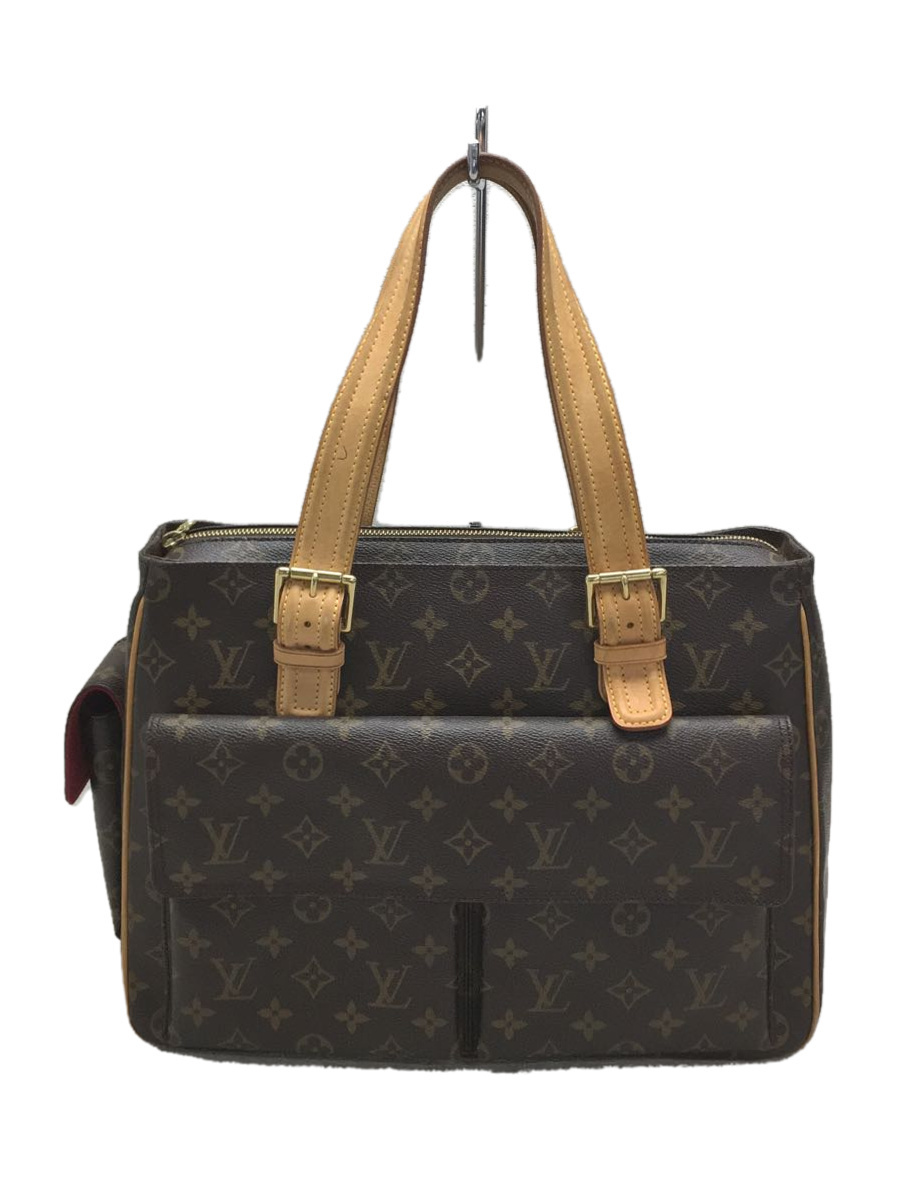 LOUIS VUITTON◇ミュルティ・プリシテ_モノグラム_BRW/PVC/BRW