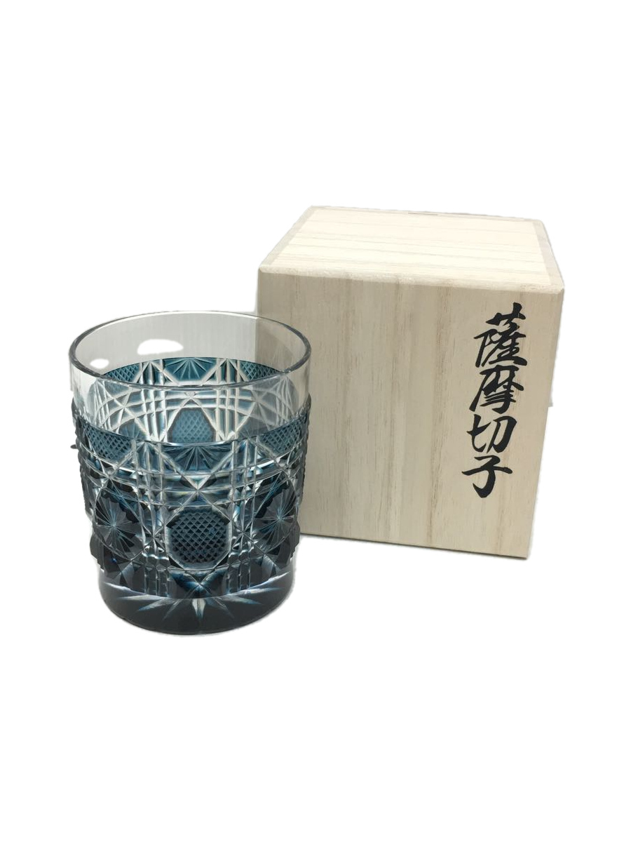 流行 グラス/GRY/022006/薩摩切子/グラス/オールド(藍) その他