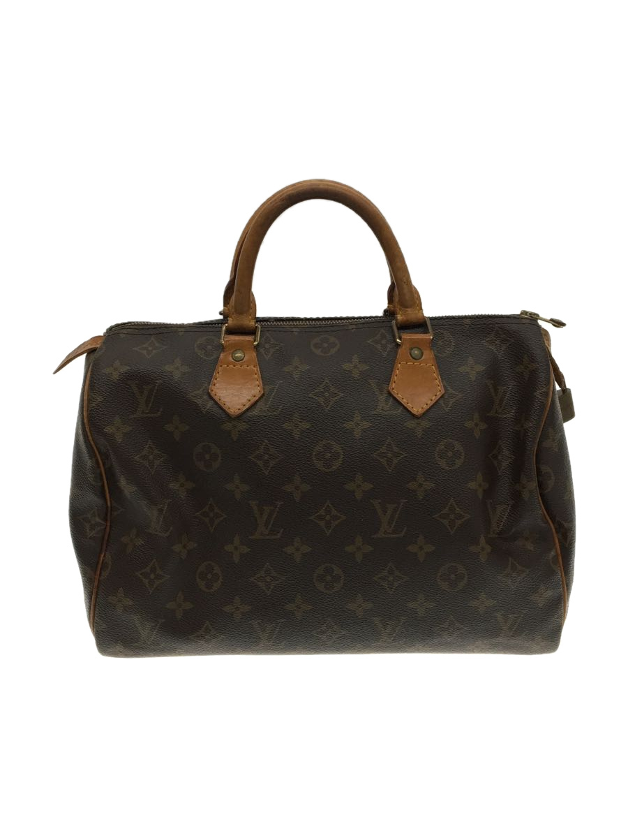 LOUIS VUITTON◇スピーディ30(NEW)_モノグラム_BRW/PVC/BRW-