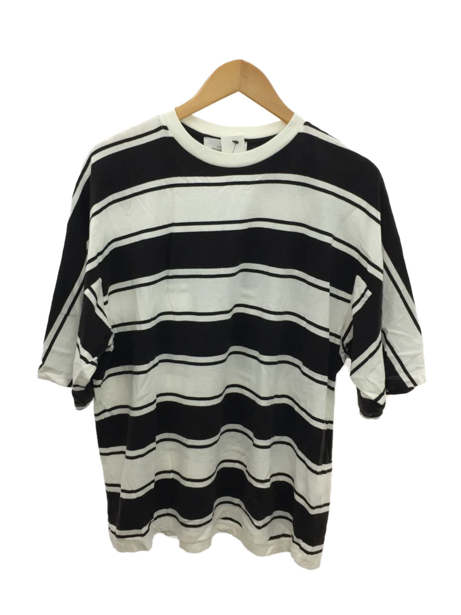 交換無料! UNUSED◇Tシャツ/1/コットン/BLK/ボーダー/US1951/アン