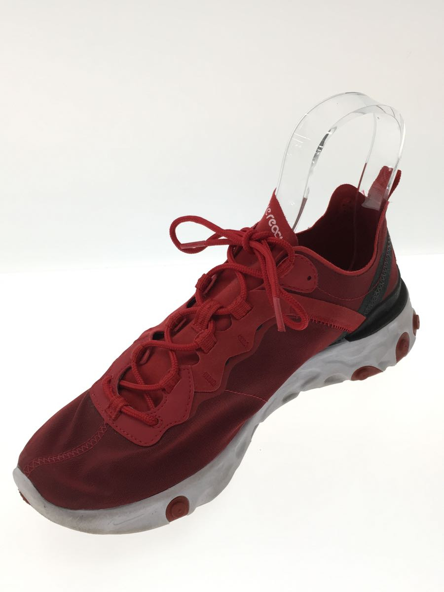 NIKE◆REACT ELEMENT 55/リアクトエレメント/レッド/BQ6166-601/US9/RED_画像7