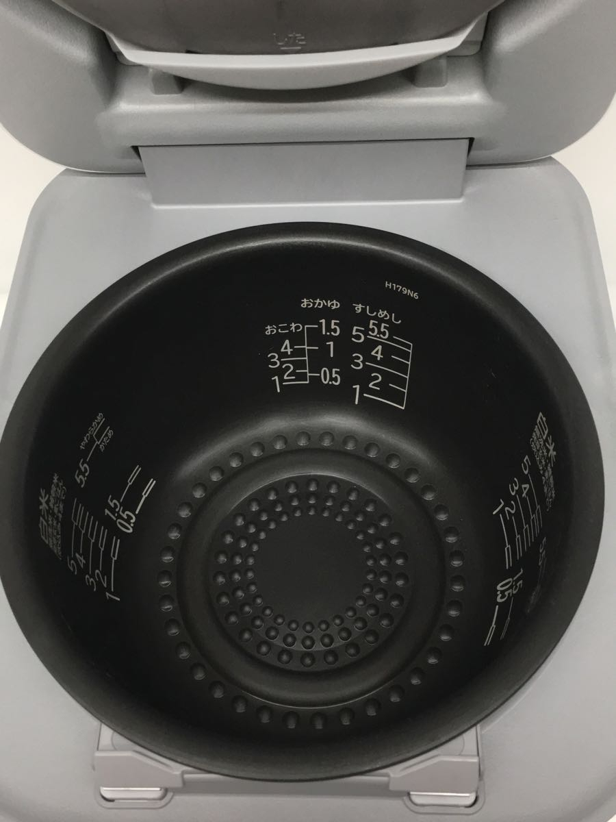 HITACHI◆炊飯器 RZ-V100DM(W)沸騰鉄釜 ふっくら御膳_画像6