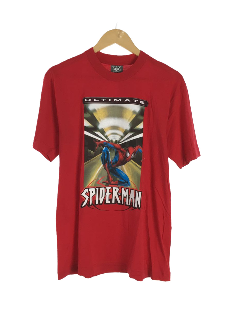 スパイダーマン/SPIDER-MAN/Tシャツ/コットン/RED