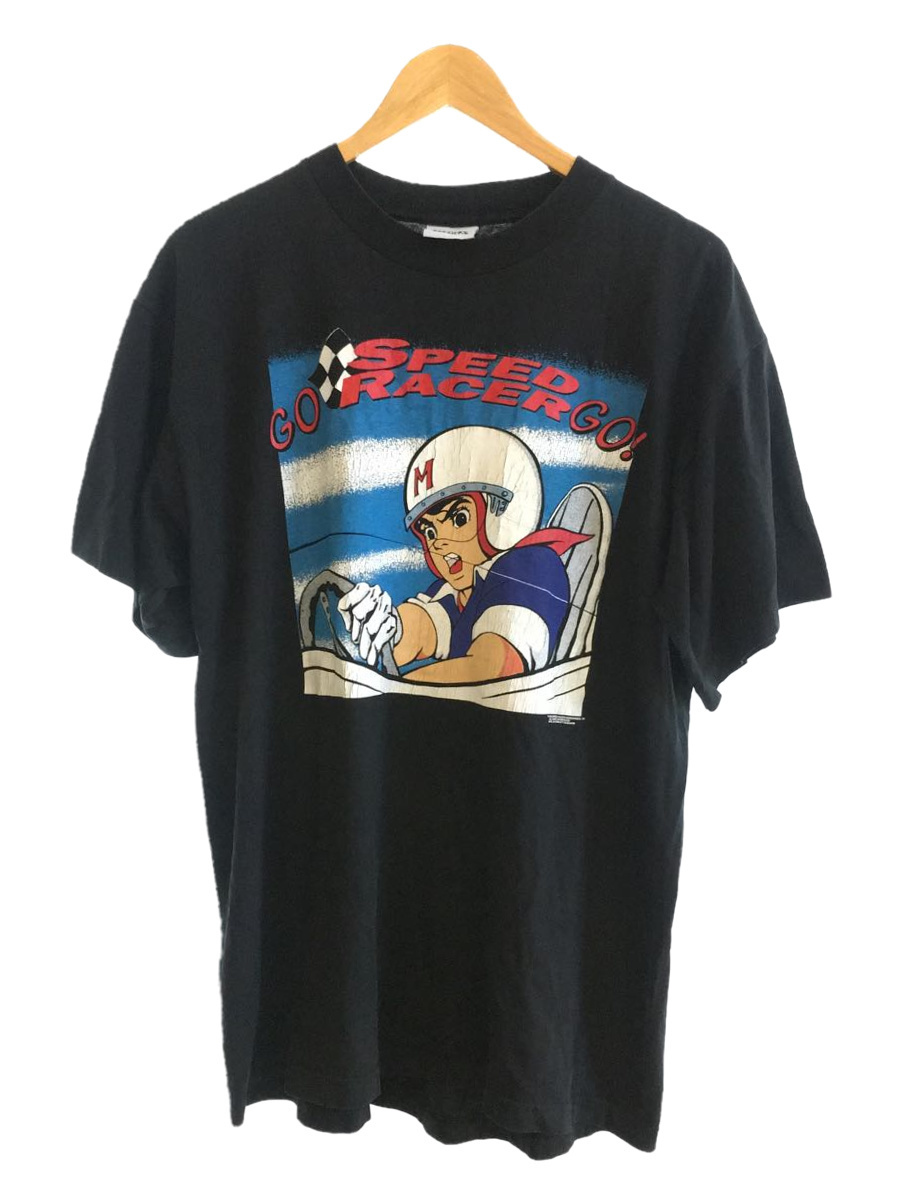 1990s/マッハGOGO/STANLEY DESANTIS/Tシャツ/XL/コットン/BLK/USA製