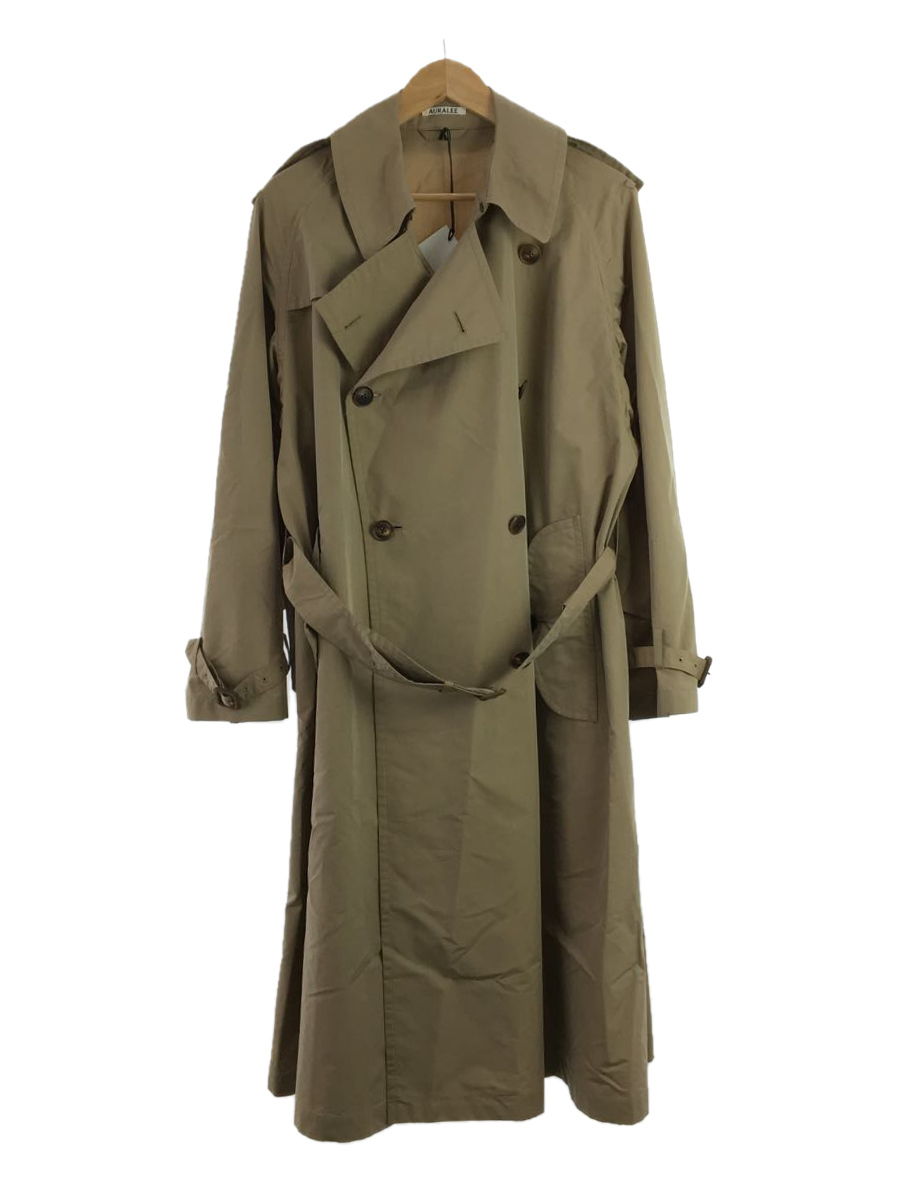 AURALEE◇20SS/FINX POLYESTER BIG TRENCH COAT/コート/4/A20SC01FP ...