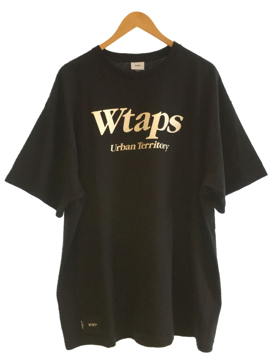 WTAPS◆22SS/IDENTITY SS TEE/Tシャツ/4/コットン/BLK