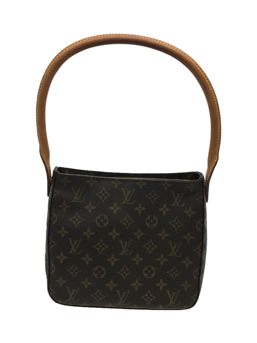 LOUIS VUITTON◆ルーピングMM_モノグラムキャンバス/PVC/BRW/モノグラム_画像1