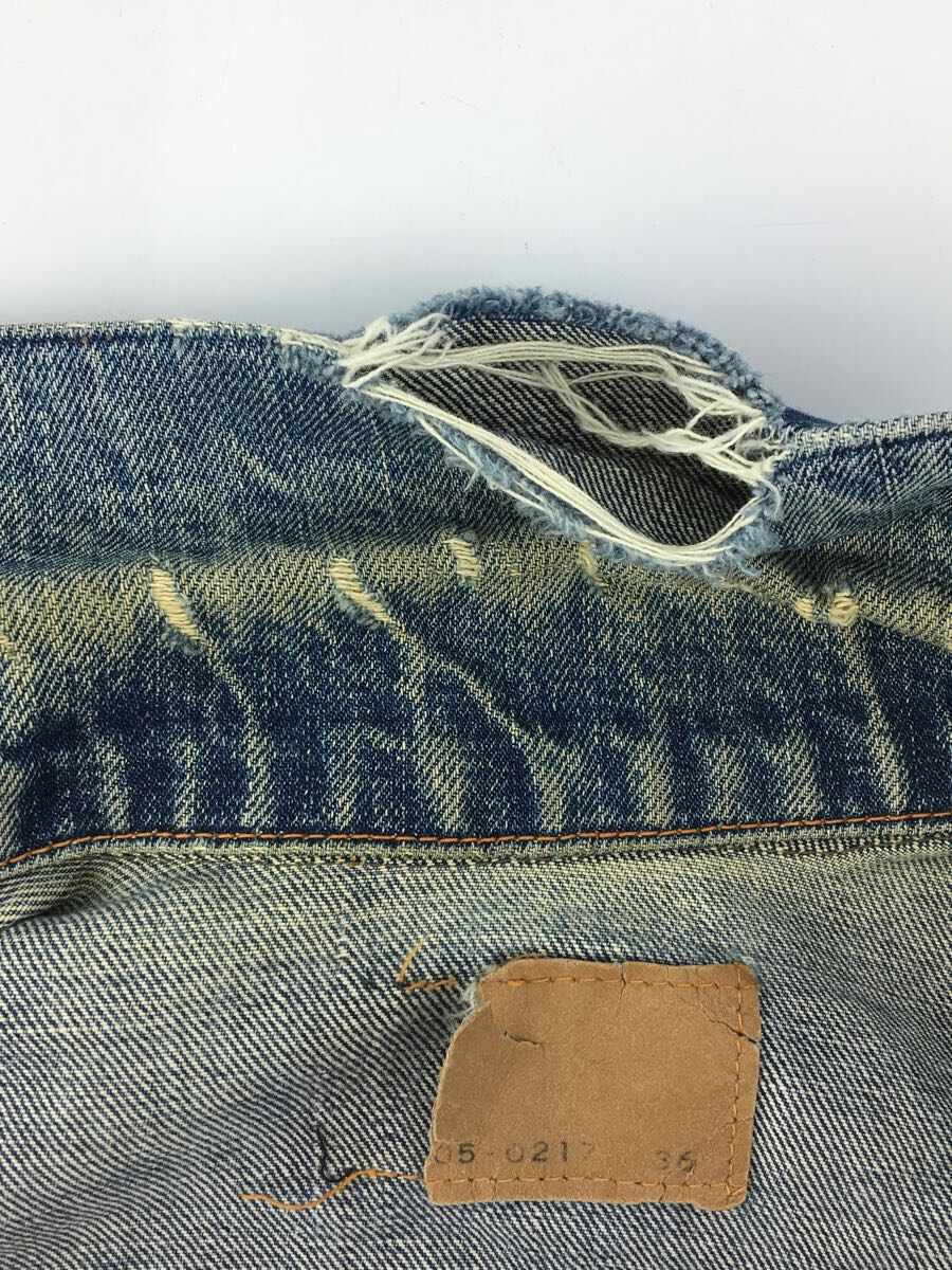 Levi’s◆Gジャン/36/コットン/IDG/無地/60s～70s/BIGE/ボタン裏524/4th/70505_画像5