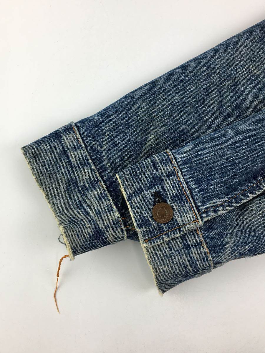 Levi’s◆Gジャン/36/コットン/IDG/無地/60s～70s/BIGE/ボタン裏524/4th/70505_画像4