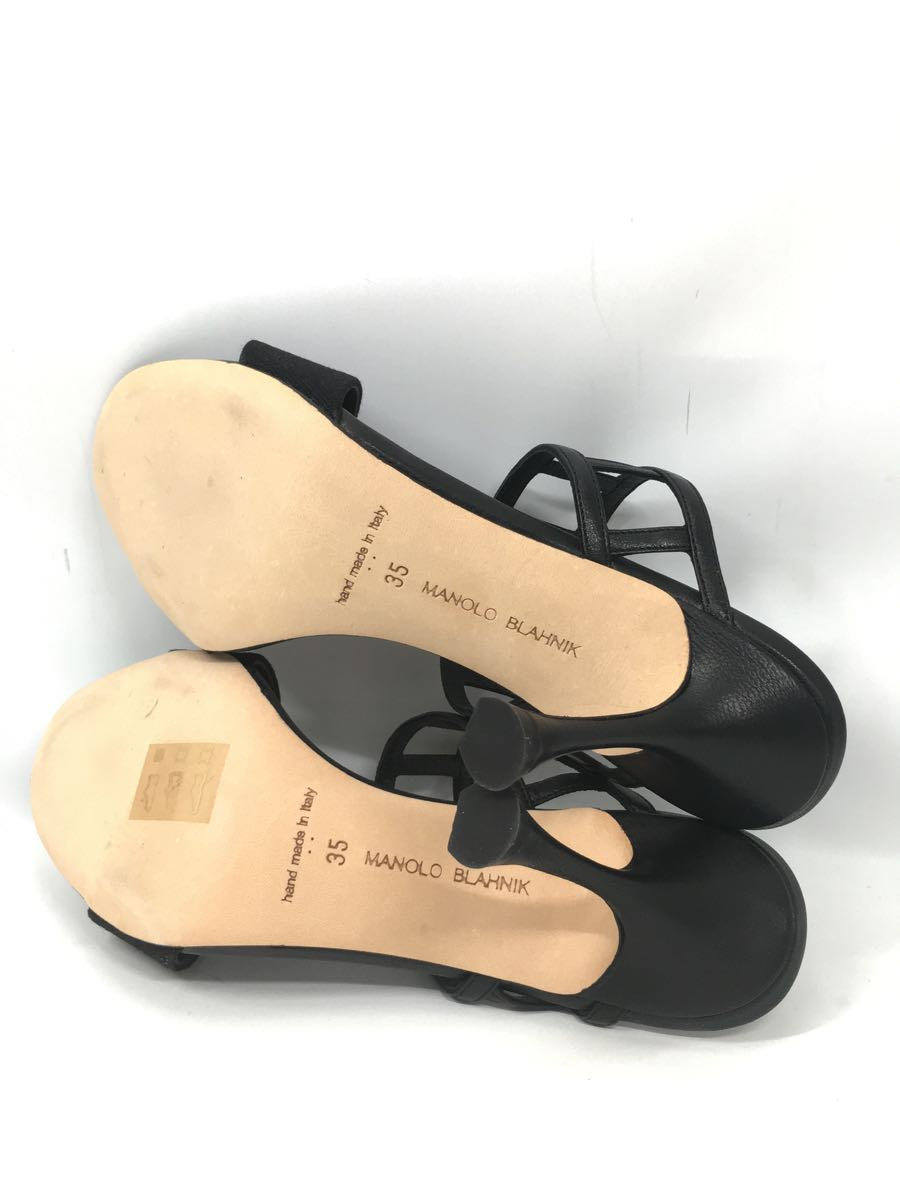 MANOLO BLAHNIK◇サンダル/35/BLK/ABEY | charcas.gob.mx