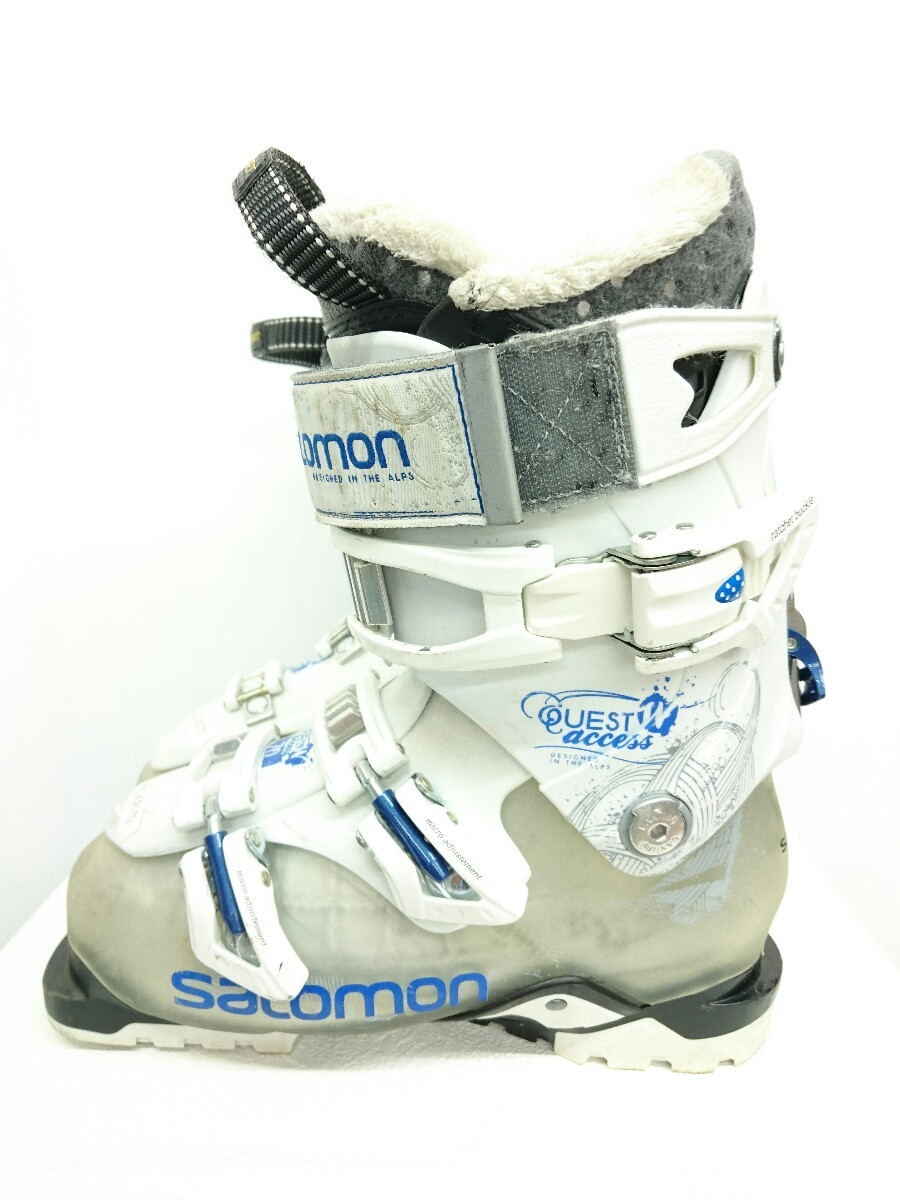 salomon◆サロモン/スキーブーツ/23.5cm/WHT/アダルト/QUEST/ACCCESS/70_画像2