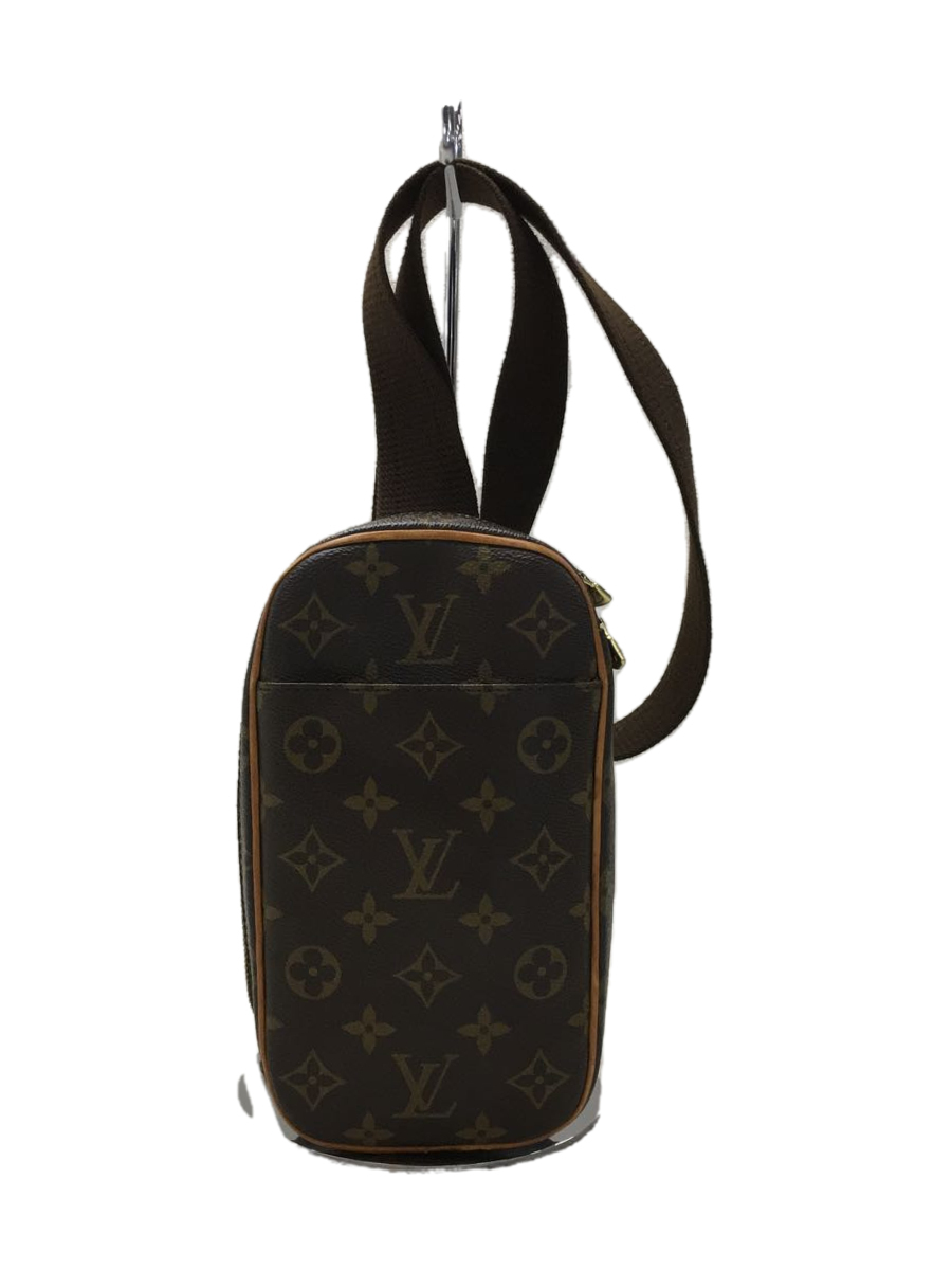 LOUIS VUITTON◆ポシェット・ガンジュ_モノグラム_ブラウン/モノグラム/M51870/ショルダーバッグ