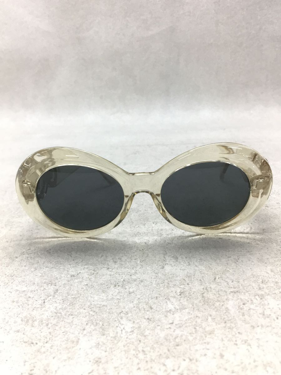 GIANNI VERSACE◆Oval Vintage Sunglasses/メデューサテンプル/サングラス/オーバル/フ/CLR/BLK