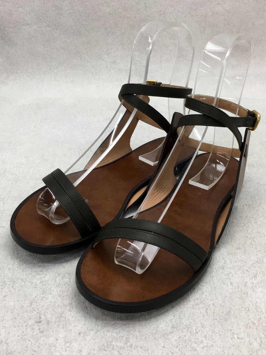 BOTTEGA VENETA◇サンダル 36.5 BRW レザー ブラウン サンダル