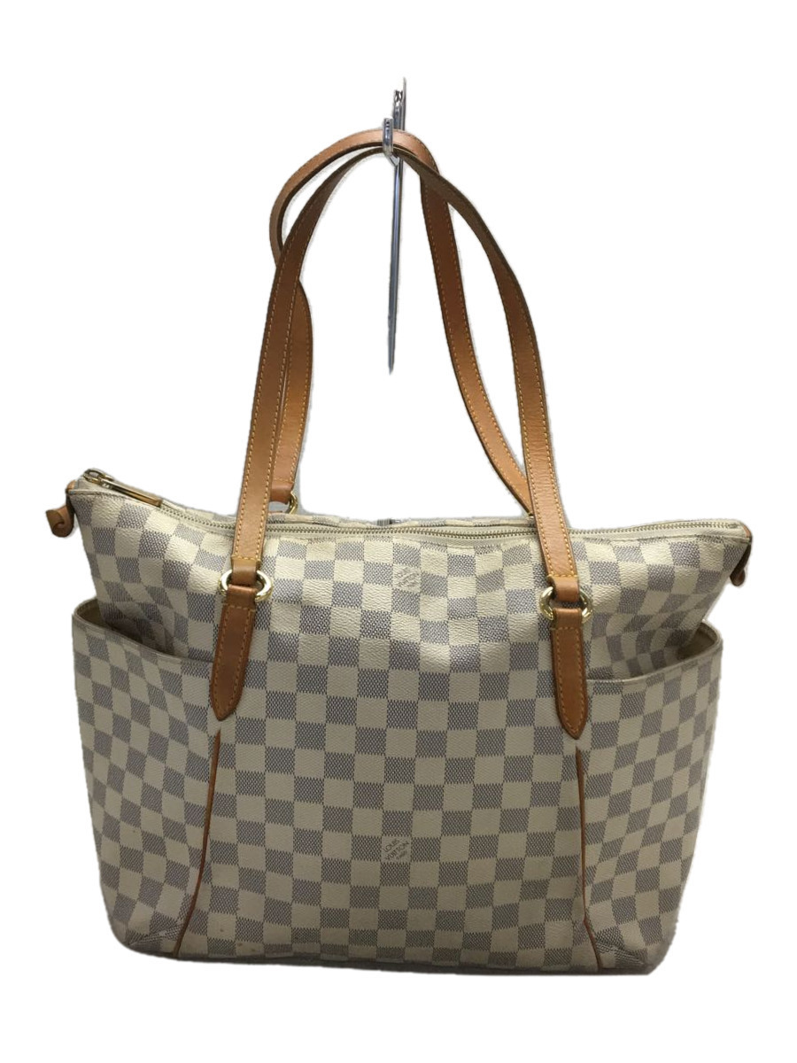 LOUIS VUITTON◆ルイヴィトン/トータリーPM_ダミエ・アズール_WHT/N51261/PVC/ホワイト/状態考慮_画像1