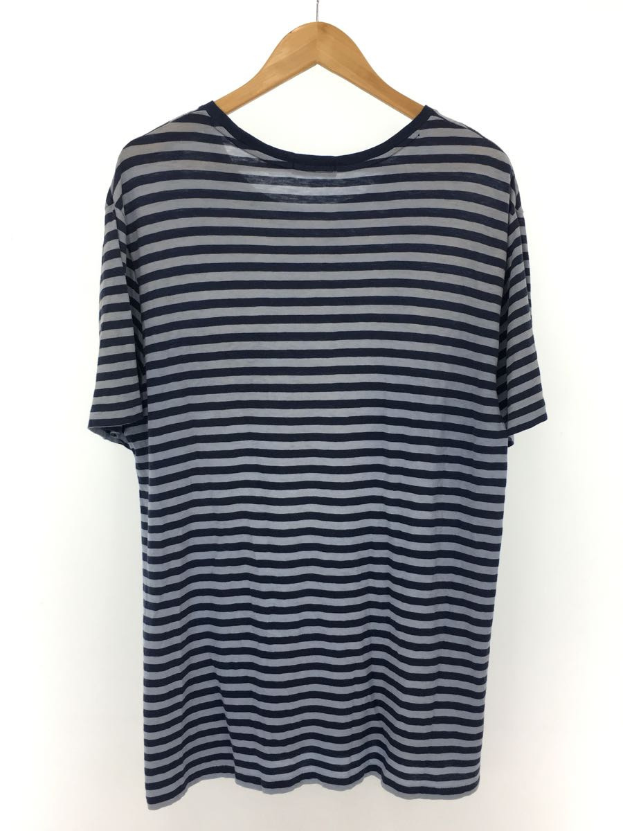 POLO RALPH LAUREN◆Tシャツ/XXL/コットン/BLU/ボーダー/ポロラルフローレン_画像2