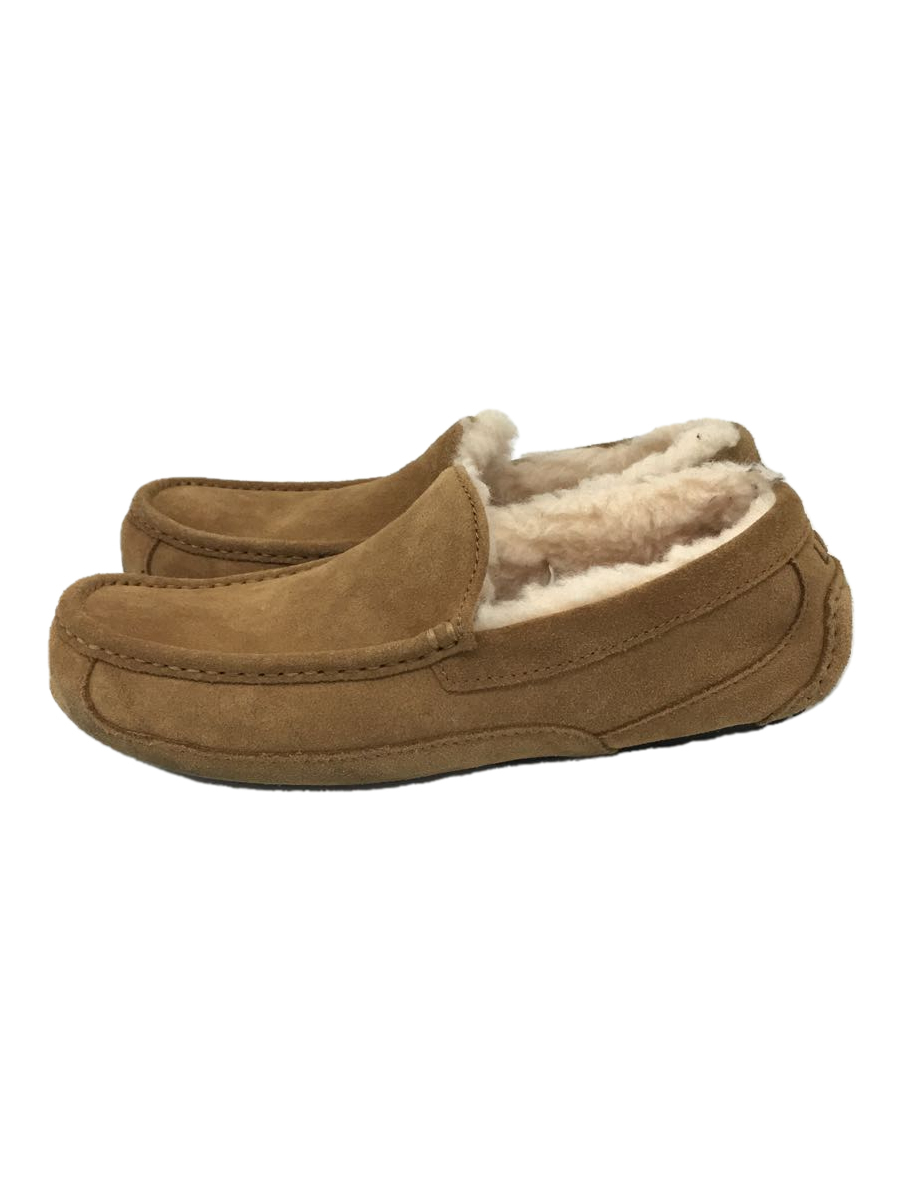 UGG australia◆シューズ/26cm/BRW/1101110/ASCOT/モカシン ローファー/スリッポン/小汚れ有_画像1