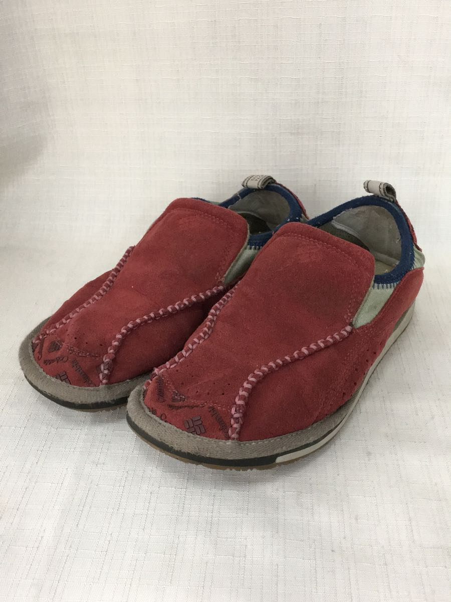 Columbia◆ローカットスニーカー/23cm/RED/スウェード/イージーパッカー_画像2