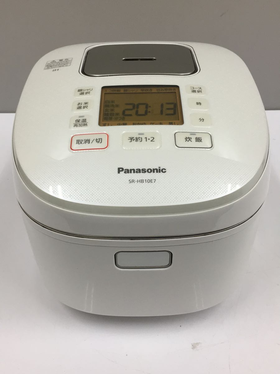 Panasonic◆ジャー炊飯器/SR-HB10E7/ダイヤモンド銅釜/蓄熱コート/2020年製