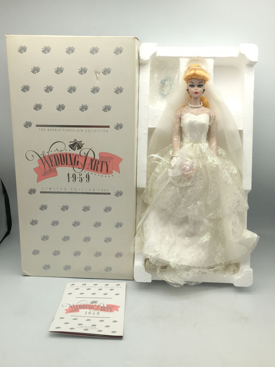 Barbie◆バービー/フィギュア/PORCELAIN COLLECTION/WEDDING PARTY/1989復刻/_画像1