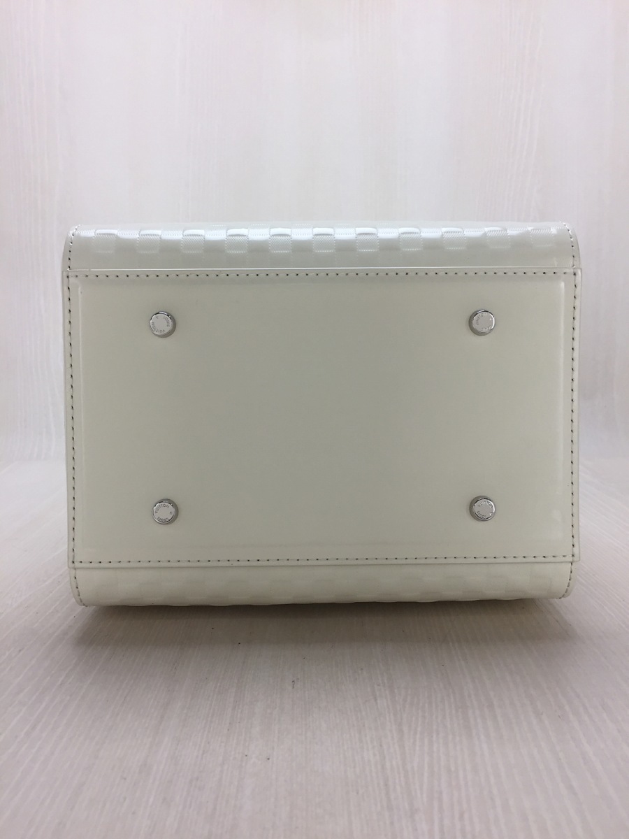 LOUIS VUITTON◆スピーディ・キューブPM_ダミエファセット/-/WHT_画像4